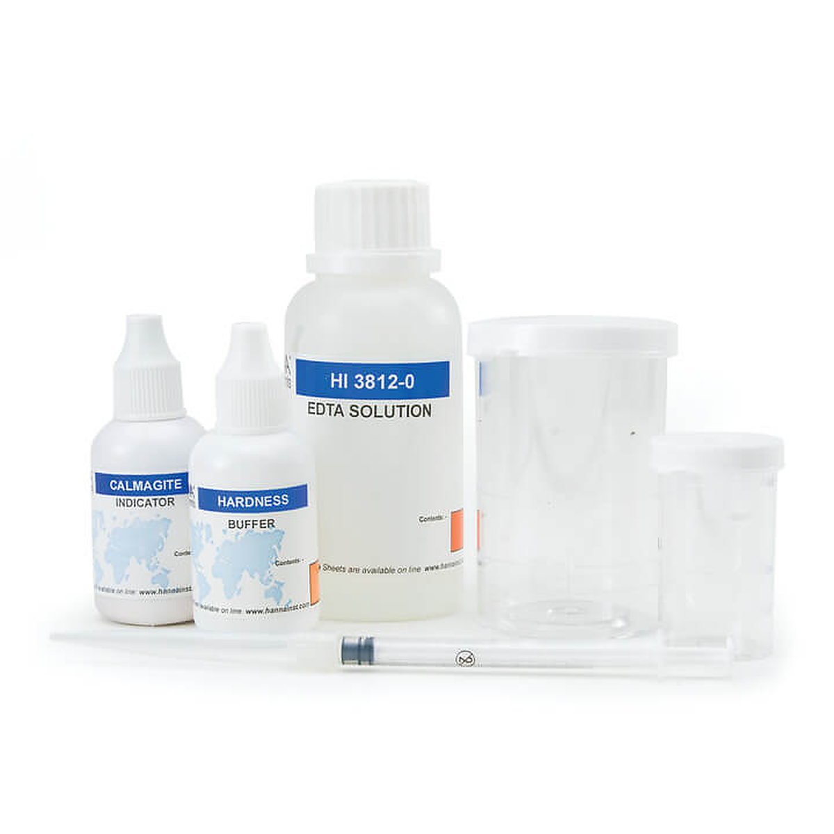 Kit de prueba de dureza total (como CaCO3), 100 pruebas