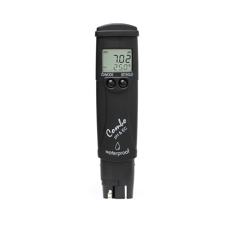 Medidor de bolsillo combo pH/conductividad/TDS (intervalo bajo)